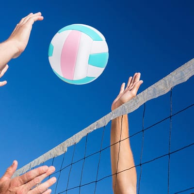 Ballon de Volleyball d'Intérieur Professionnel en Cuir PU pour Usage Extérieur avec Pompe à Ballon Plage Gymnase Entraînement jeu enfants Débutant Adolescent