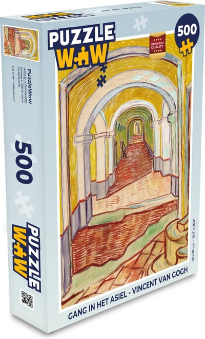 Puzzel Gang in het asiel - Vincent van Gogh - Legpuzzel - Puzzel 500 stukjes