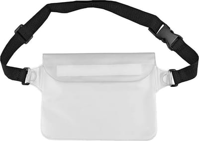 YONO Waterdicht Heuptasje - Dames en Heren - Fanny Pack - Telefoontasje - Zwemmen - Festival - Waterdichte Heuptas - Wit