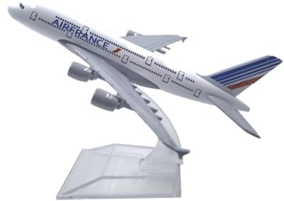 Vliegtuigmodel A380 1/400 schaal - Metalen Diecast Miniatuur Vliegtuig voor Verzamelaars