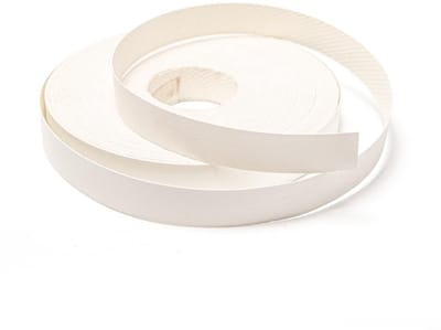 Dailygoods- Meubelrandband Wit - Voorgelijmde Randband - Zelfklevend - Melamine - 20 mm x 25 m - Hittebestendig