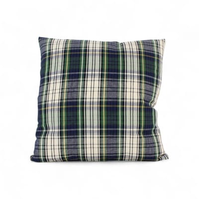 Dog's Companion - Tartan Sierkussen 45x45cm | Geweven Schotse Ruit in Groen en Blauw | Dog’s Companion - Dress gordon sierkussen