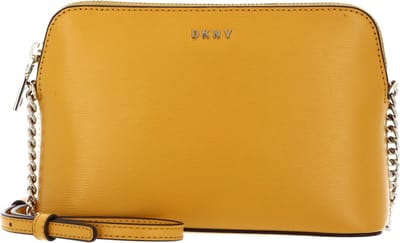 DKNY Leren Schoudertas Avondtas Bryant Sutton Dome Crossbody Bag Dandelion Geel