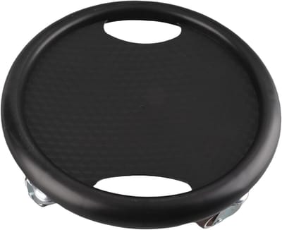 Core Slider - Buiktrainer Schijf - Core Training - 4 Universele Rollen - 29 x 29 x 5 cm - Zwart