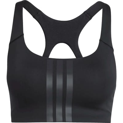 Adidas Optime Workout 3 Stripes Sportbeha Met Medium Impact Zwart L Vrouw