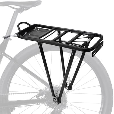 Dailygoods- Fietsbagagedrager Achter - Aluminiumlegering - Universele Accessoireset - Voor 24/26/28 Inch Fietsen - Tot 35 kg - Robuust en Duurzaam - Bagagedrager