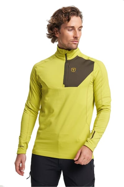 TENSON - txlite half zip m - Skipully met rits heren - Grijs