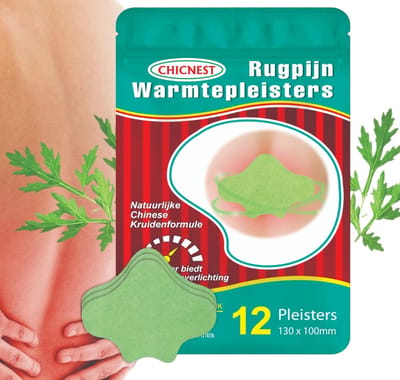 Rugpijn verlichter - 12 stuks - Nekpijn verlichter - Warmtepleisters - Spier & Gewrichtspijn verlichter - warmtepleister rugpijn