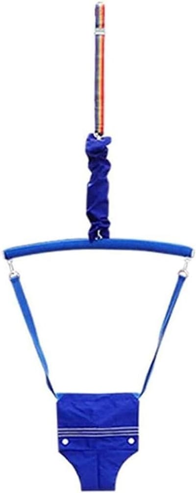 Allecto Plus - Babydeur schommel springen oefening deurhopser deurkozijn jumper - Blauw - Baby trainingsapparaat - Zuigelingen peuters - 6-24 maanden
