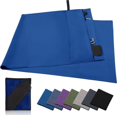 Omgoods - Microvezel Fitness Handdoek met Bevestiging en Sneldrogen