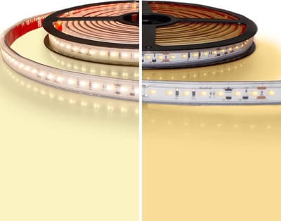 5 meter led strip IP65 24V - dim to warm - 224 leds p/m
