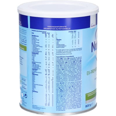 Nutrilon Ex-prematuur Baby vanaf de geboorte Flesvoeding 800g 800 Poeder