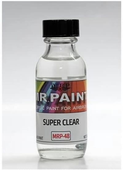 MR. Paint MRP-048 – Super Clear Gloss / Blanke Lak Glanzend Modelbouwverf – 30 ml – Acryl-lak voor Airbrush & Detailwerk
