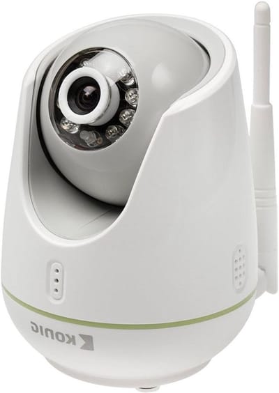 Baby Monitor - Kinderbewaking Camera - Kind in de gaten houden - Temperatuur sensor - 1 Stuk - Grijs Wit
