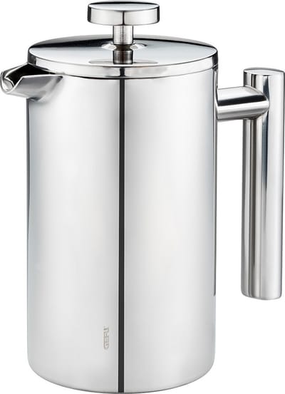 Cafetière/French Press, RVS, Dubbelwandig, 0.6 L, 20 jaar garantie - GEFU | GUSTAVO