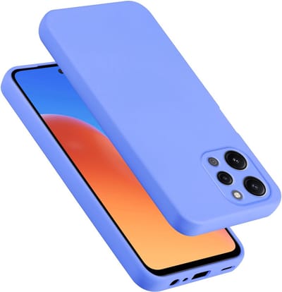 Cadorabo Hoesje geschikt voor Redmi 12 in LIQUID LICHT PAARS - Beschermhoes gemaakt van flexibel TPU silicone Case Cover