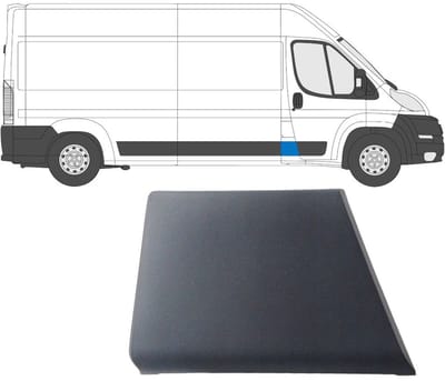 Zijlijst sierlijst voor Peugeot Boxer 2006-2018 / Rechts
