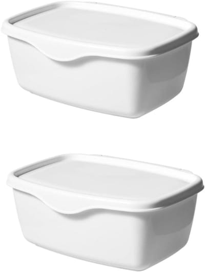 Wipes Opberger - Voordeelverpakking Doos - Baby Verzorging - Dubbele Pakket - 18 cm Lengte - Wit