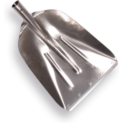 Graanschop ATLAS DIAMANT aluminium, met strip.  32 x 40 cm, zonder steel