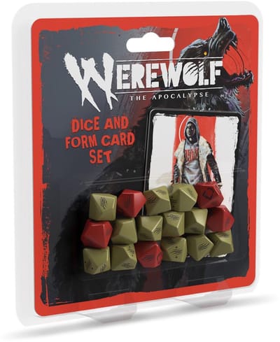 Werewolf: The Apocalypse - Dice and Form Card Set - RPG accessoire- Engelstalig - Renegade Game Studios