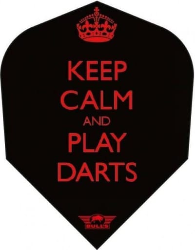 Bull's Powerflite Keep Calm and Play Darts - Dart Flights