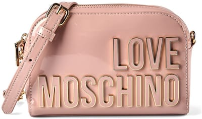 Love Moschino Enameled Logo Crossbody tas 20 cm - Dames - pink
