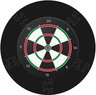 JHUBERS- Dartboard Beschermring 5-delig - Dart Surround - Opvangring - Schokdemping - Waterafstotend - 71 x 45 x 2,5 cm