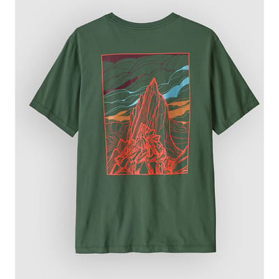 Patagonia Cloud Crag T-Shirt groen