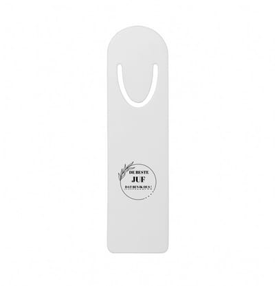 Hacebo® - beste juf dat ben ik dus metalen boekenlegger - Juf - leraressen - collega's - verjaardag - afscheidscadeau - geschenk - kado Bladwijzer boekenleggers - 12.7 cm x 3.2cm