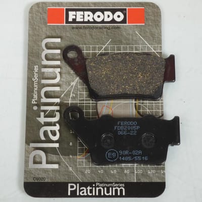 Plaquette de frein Ferodo pour Moto Aprilia 1200 SMV DORSODURO V4R ABS 2010 à 2015 AR Neuf