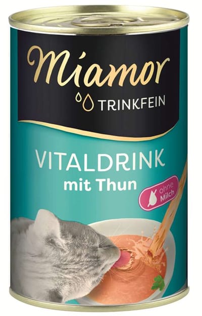 Miamor Vitaldrink - Kattensnack - Hydraterende Drink met Tonijn & Kip - 24 x 135ml