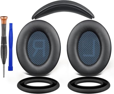 Comfortabele oorkussens en hoofdband vervangingsset voor Bose SoundLink Around-Ear II hoofdtelefoon met silicone beschermhoes