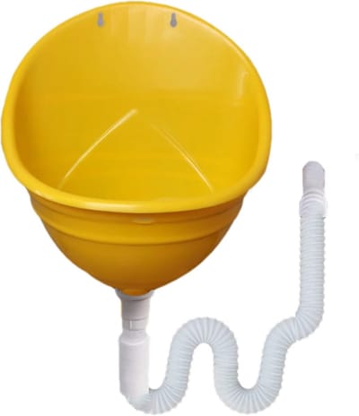 Watervrij Urinoir - Draagbaar Toilet - Outdoor Camping - Met Slang - 29.5 x 24 x 34.5 cm - Wit