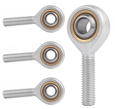 Set van 4 Hinge Heads met Lager voor Verbeterde Prestaties - Geschikt voor M8 Bevestigingen en Diverse Toepassingen