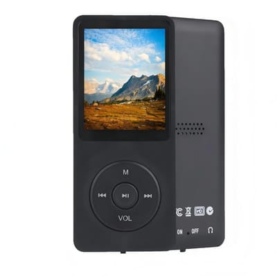 Ynkkvre -8GB Draagbare MP3 Speler – Ondersteunt tot 128GB SD, HiFi Lossless Geluid, Muziek/Video/Stemopname/FM Radio/E-Book/Fotoweergave