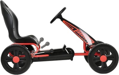 Thuys – Skelters Voor Jongens – Ligfiets – Verstelbaar Zadel – 117cm x 52cm x 72cm – Rood