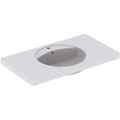 Geberit Preciosa washbasin 100 x 55 cm with tap hole and overflow 124200000