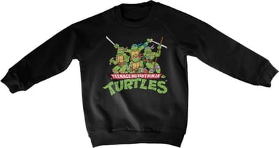 Teenage Mutant Ninja Turtles Teeange Mutant Ninja Turtles Distressed Group Kids Sweatshirt Kinder Black-6 Jahre