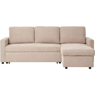 House Nordic Slaapbank Belfast Chaise Longue - Zand - Met Opslag