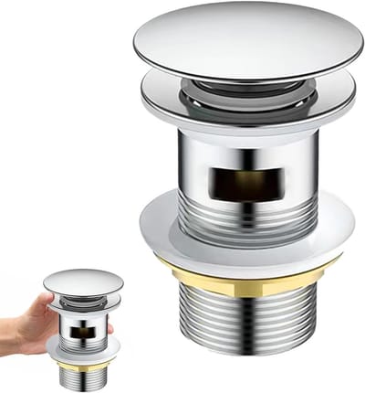 Universele Afvoerplug voor Badkamer en Keuken - G1 1/4 Inch, Waterdicht en Lekvrij, Geschikt voor Toiletten en Wasbakken