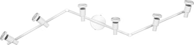 LEDVANCE LED SPOT GU10 6 x 3,4W, 1380lm, wit, 2.700K kleurtemperatuur, warm witte lichtkleur, tijdloos ontwerp, vervangbare ledlamp, ideaal voor interieurs, CRI 90, verstelbare koppen