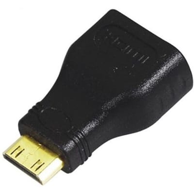 Mini-Hdmi mannelijk naar HDMI vrouwelijk adapter