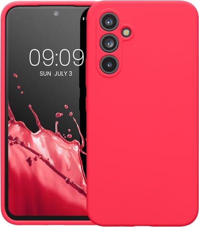 Casemania Hoes Geschikt voor Samsung Galaxy A15 - Roze - Liquid Siliconen Back Cover