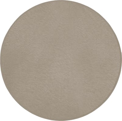 Badmat rond 70x70 cm - Antislip - Interieur - Kleuren - Beige - Badmatten voor badkamer - Badkamermat - Douchemat - Ronde badkamer mat