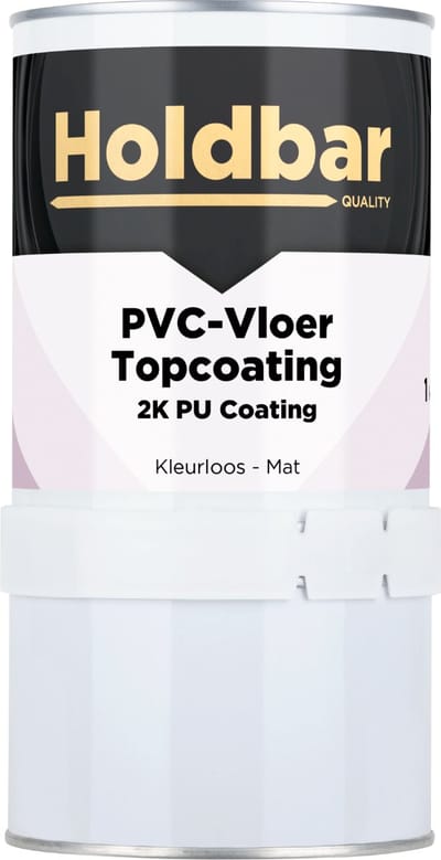 Holdbar PVC-Vloer Topcoating Mat 1 Kg - Vloerverf - Glashelder - Transparant - PVC Vloer Verven - Krasvast - UV-bestendig - Vergeelt niet