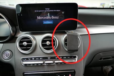 Houder - Brodit Proclip Mercedes Benz GLC-Klassse 2010-2022 Center mount