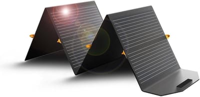 Opvouwbaar Zonnepaneel - Draagbare Energie - Kamperen Buiten - Hoge Efficiëntie - 120 Watt - Zwart