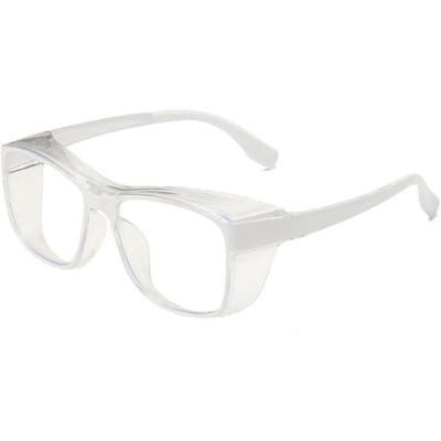 Winddichte Goggles met Zijschild Anti Stof Anti Pollen Allergie Bescherming Blauw Licht Blokkerende Leesbril
