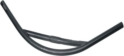 Trekkingstuur - Fietsstuur Aluminium - Comfortabel Fietsen - Dubbele Buis Ontwerp - 630 mm - Zwart