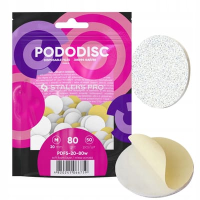 Staleks Pododisc Soft Base Overlays M 80 grit 50 stuks